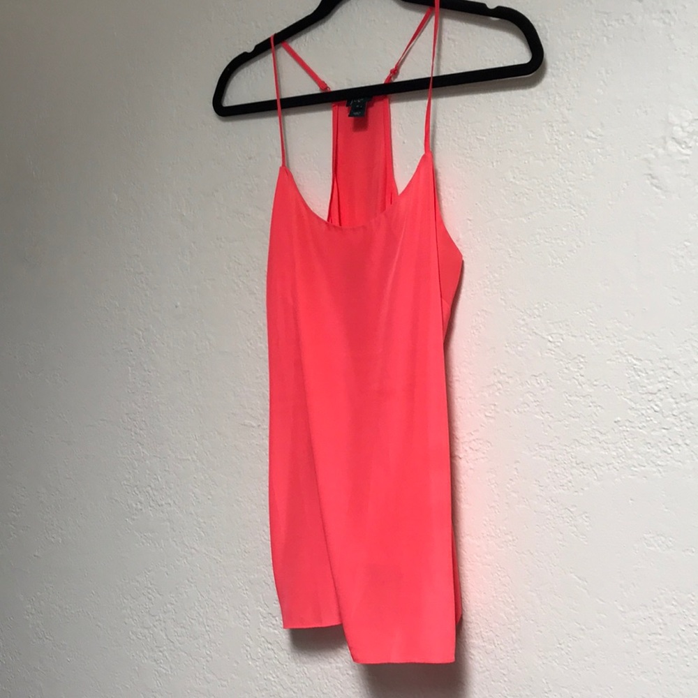 Hot pink J. Crew racer back tank